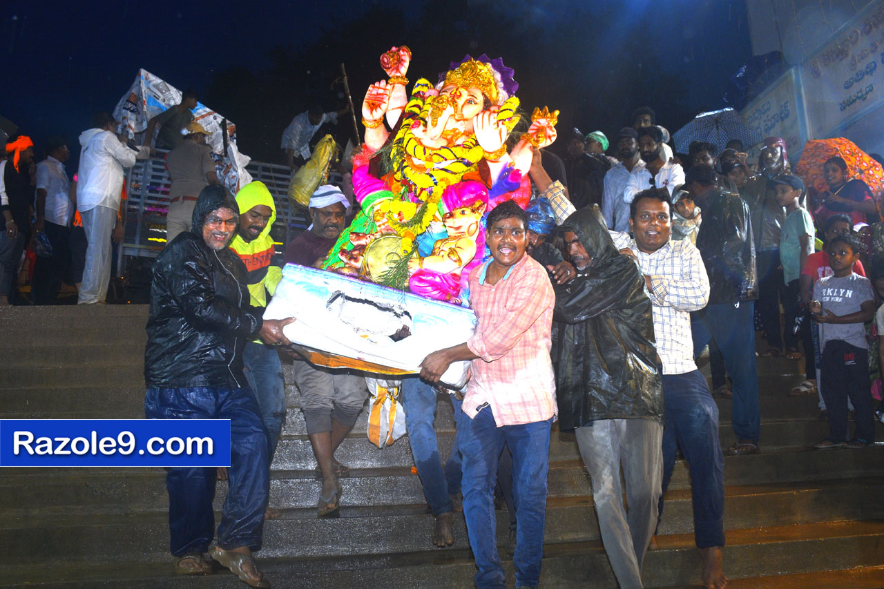 Razole Taluka Ganesh Nimajjanam
